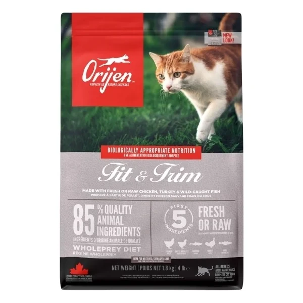 Orijen Fit-Trim Tahılsız Kilo Kontrolü için Diyet Kedi Maması 1.8KG