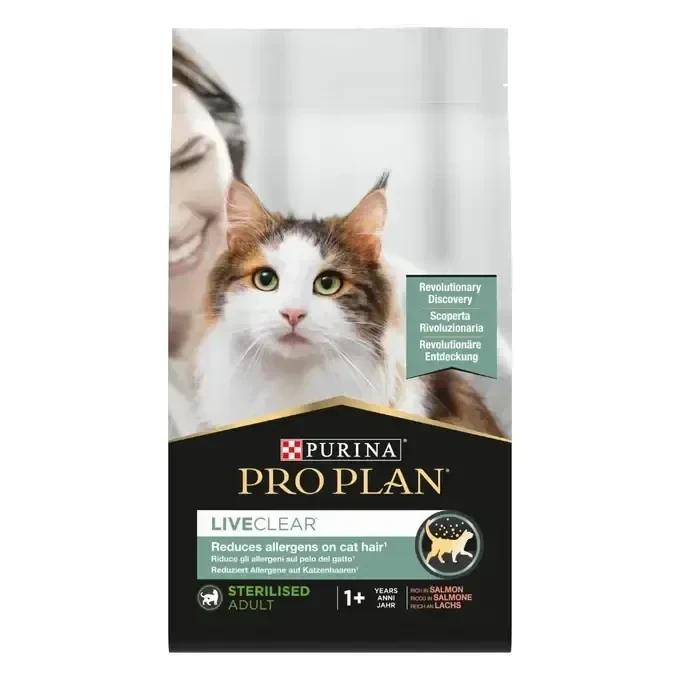 Pro Plan Liveclear Somonlu Yetişkin Kısırlaştırılmış Kedi Maması 1.4KG
