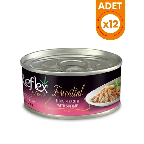 Reflex Plus Ton Balık ve Karidesli Yetişkin Konserve Kedi Maması
