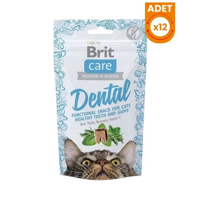 Brit Care Dental Hindili Kedi Bisküvisi